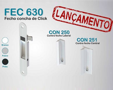 Fecho Concha de Click