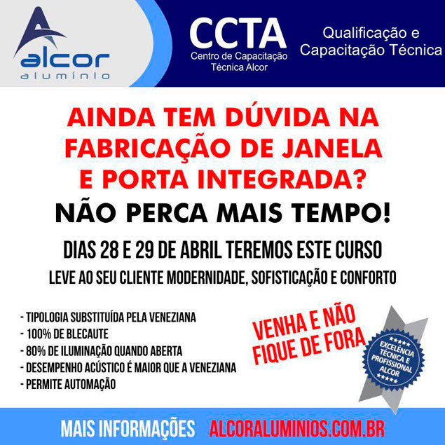 Fabrica&ccedil;&atilde;o de Janela e Porta Integrada