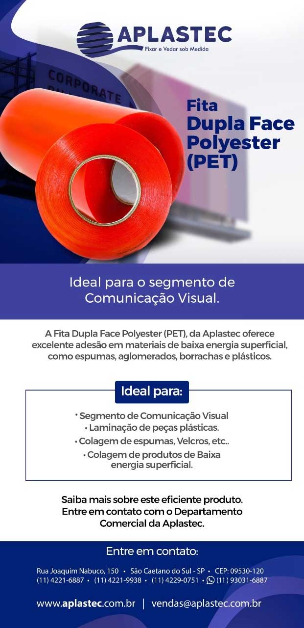 Fita Dupla Face Comunic&ccedil;&atilde;o Visual