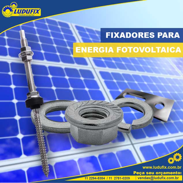 Fixadores para Painel Solar