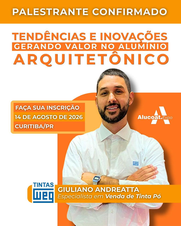 Giuliano Andreatta Weg Tintas Palestrante Alucoat Expo
